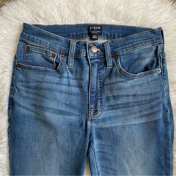 J. Crew 9” High Rise Skinny Re Imagined Jeans Womens Size 27 P - Picture 4 of 8